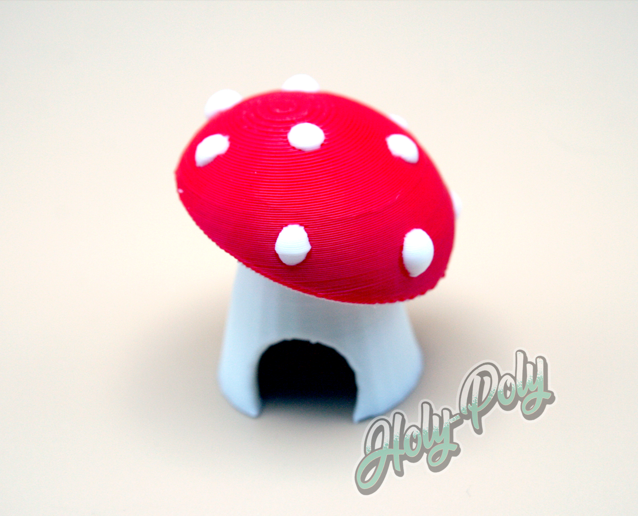 Isopod Jumping Spider Terraium Cute Decor Hideout Mushroom House