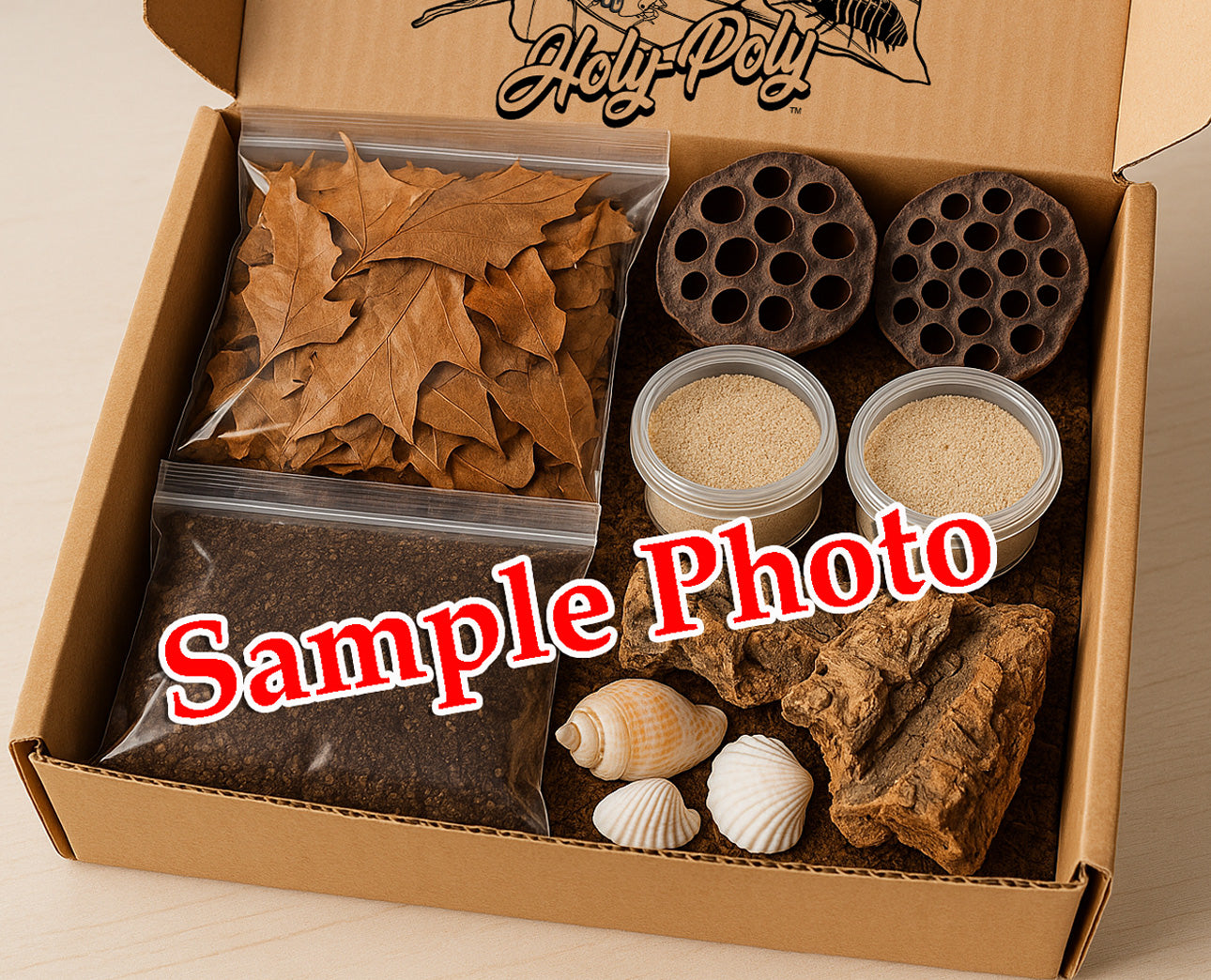 Terrarium Top-Up (Subscription Box) Isopods Springtails Reptiles Amphibians Geckos Enclosure Substrate Leaf Litter Food Supplements Calcium