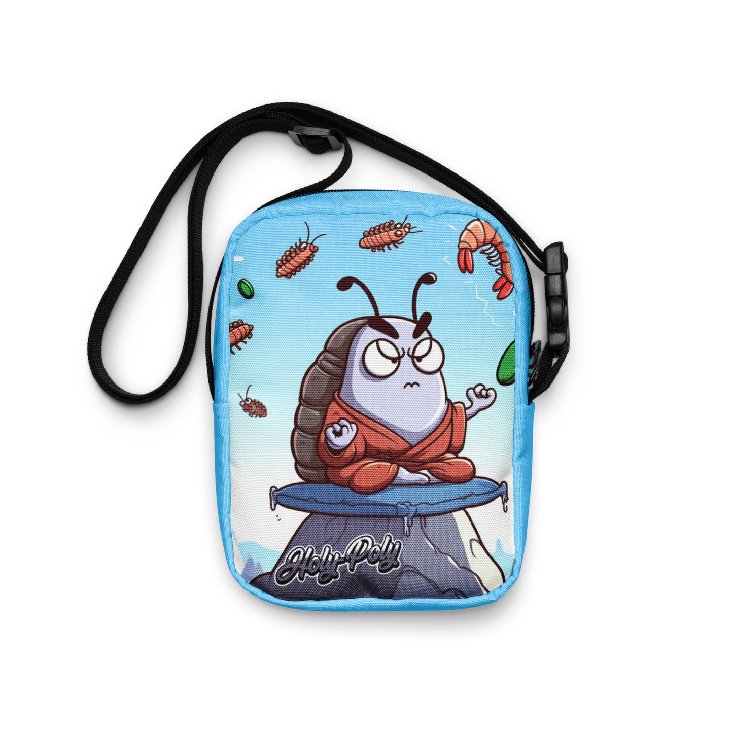 The Angry Monk Meditating Isopod Crossbody Bag (EDC)