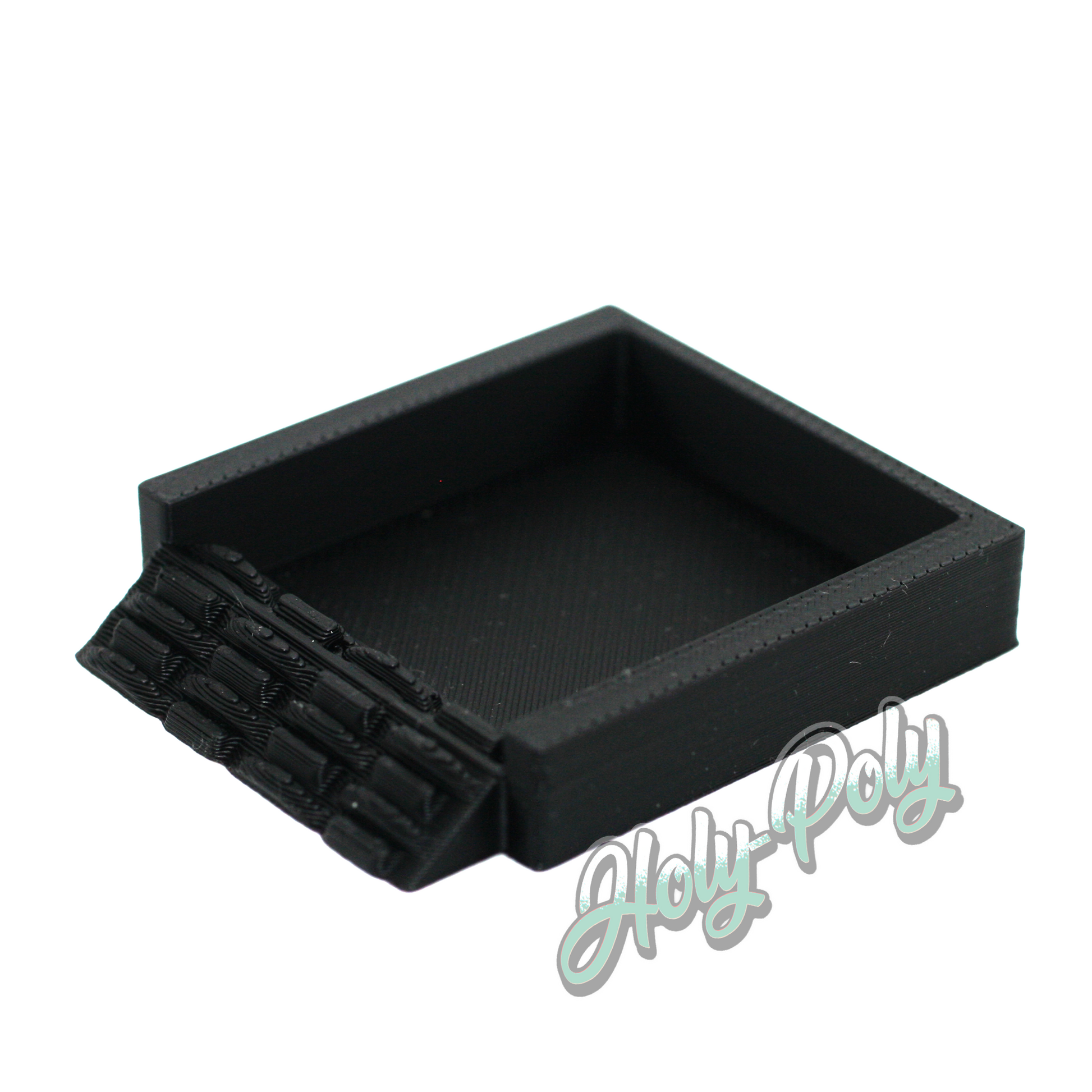 Holy-Poly Isopods exclusive - Black Feeding Tray dish