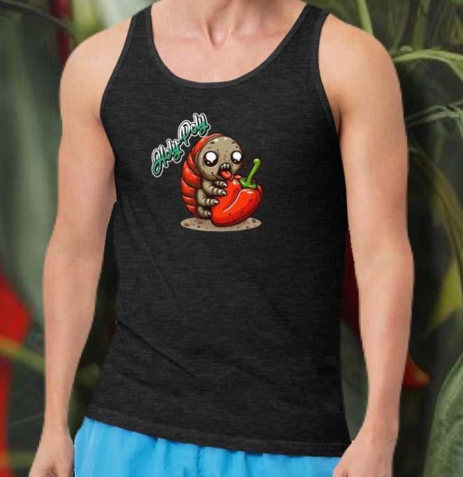 Holy-Poly Isopods exclusive roly poly men’s tank top shirt clothing for sale brings the heat hit pepper chile funny 