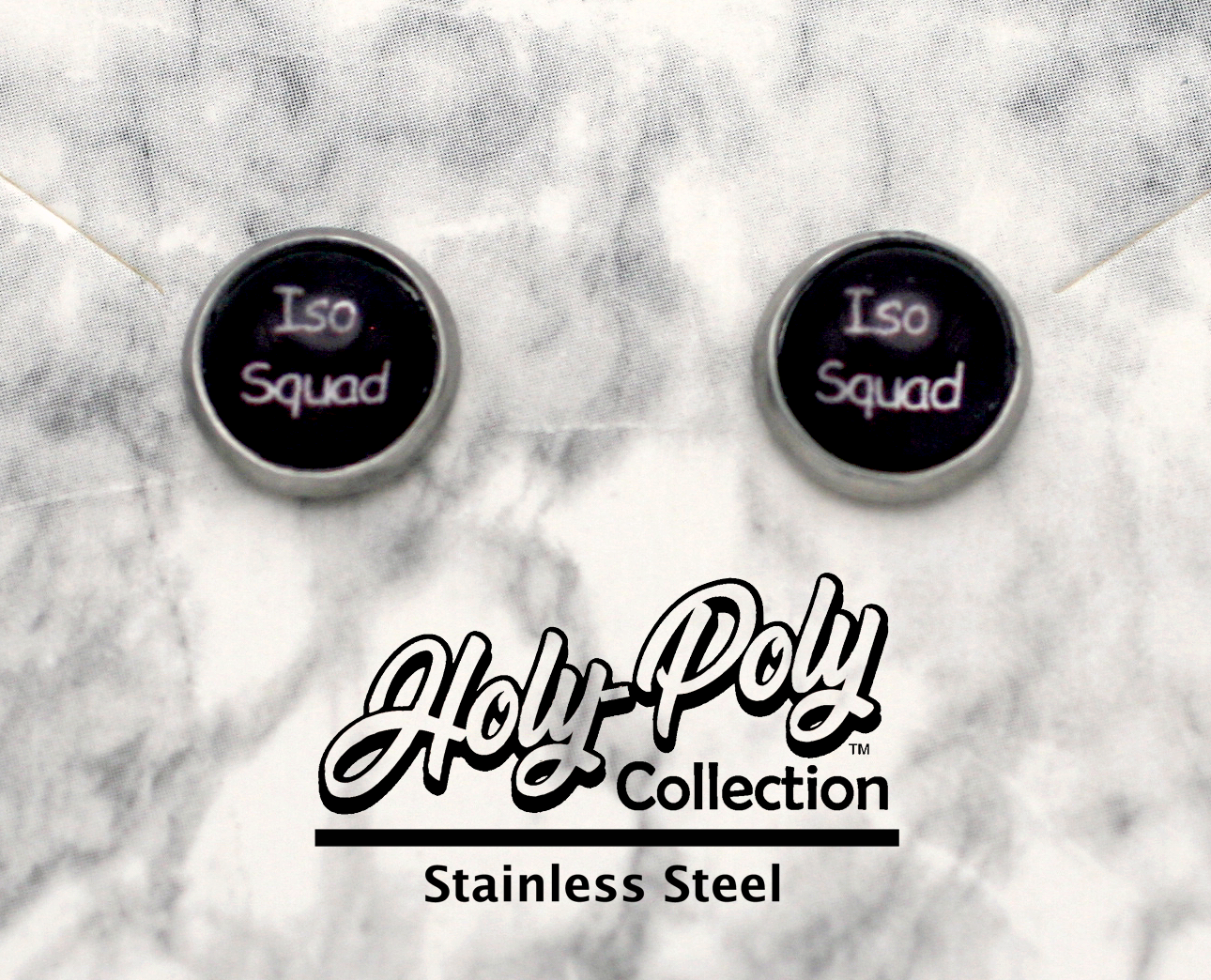 Iso Squad Isopod Stainless Stud Earrings