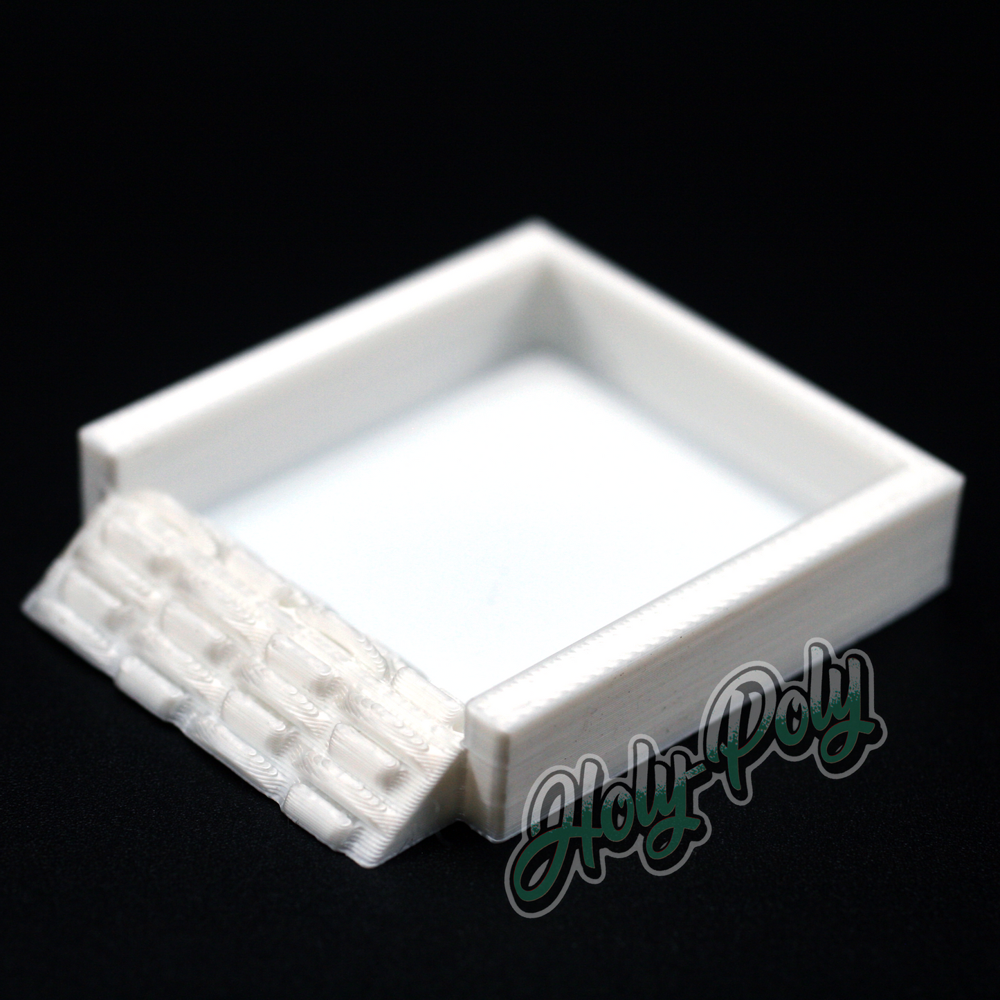 Holy-Poly Isopods exclusive - White Feeding Tray dish