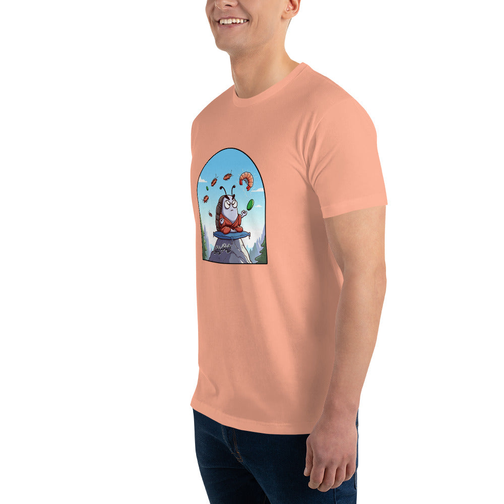 The Angry Monk isopod t-shirt, alternate view