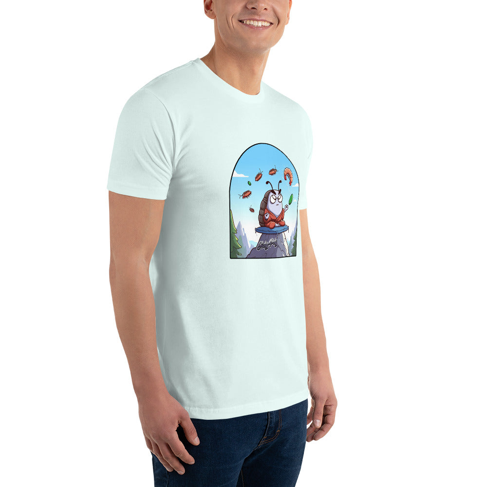The Angry Monk isopod t-shirt, color option