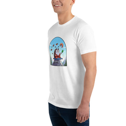 The Angry Monk isopod t-shirt, alternate view