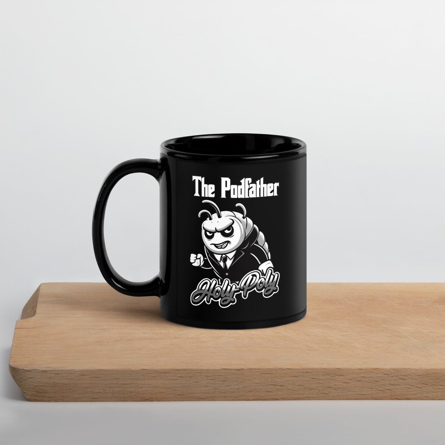 The Podfather - Black Glossy Mug