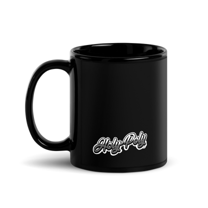 Holy-Poly Black Mug