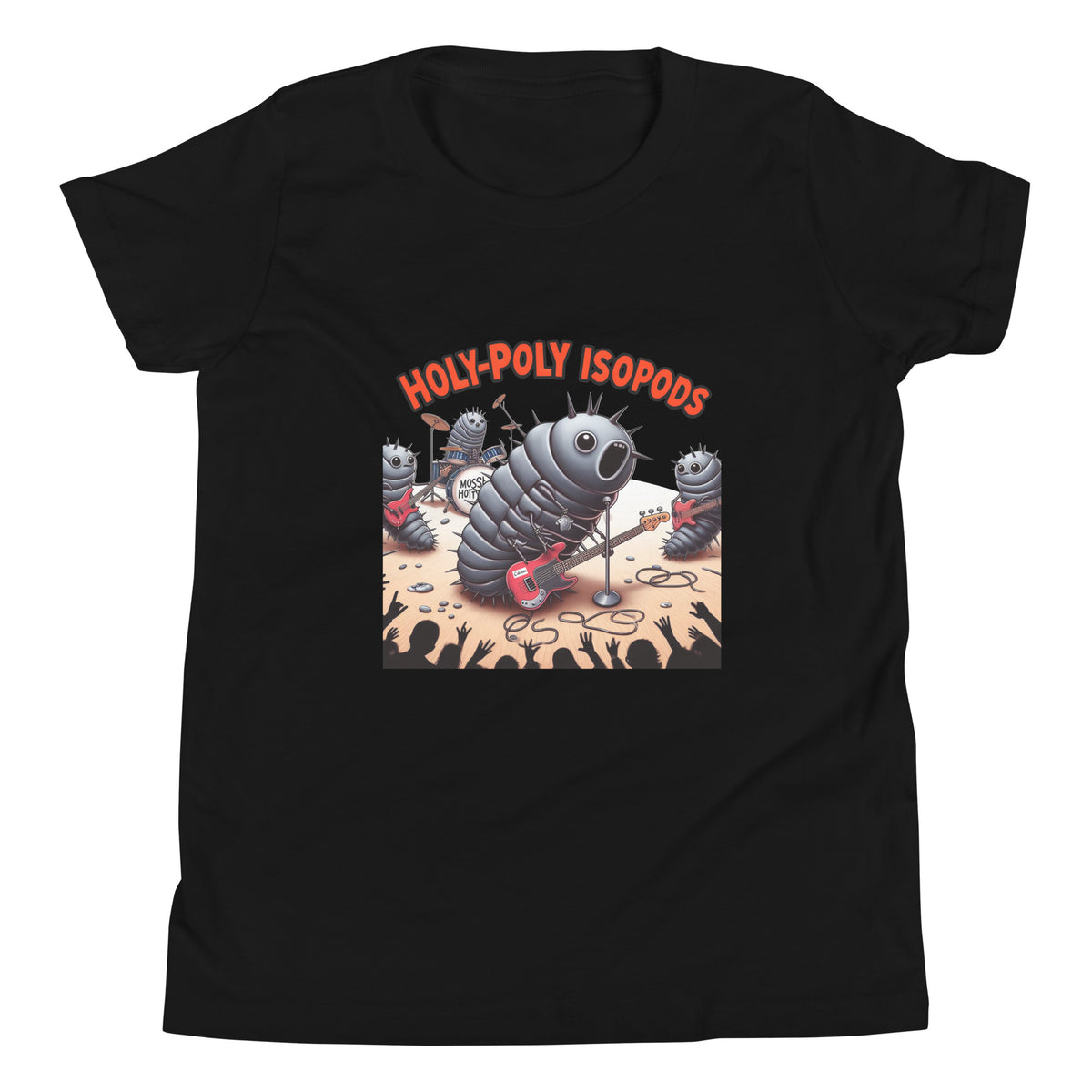 Holy-Poly Rocks!!! isopod kids t-shirt, color option