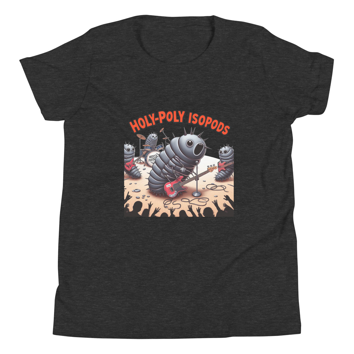 Holy-Poly Rocks!!! isopod kids t-shirt, color option