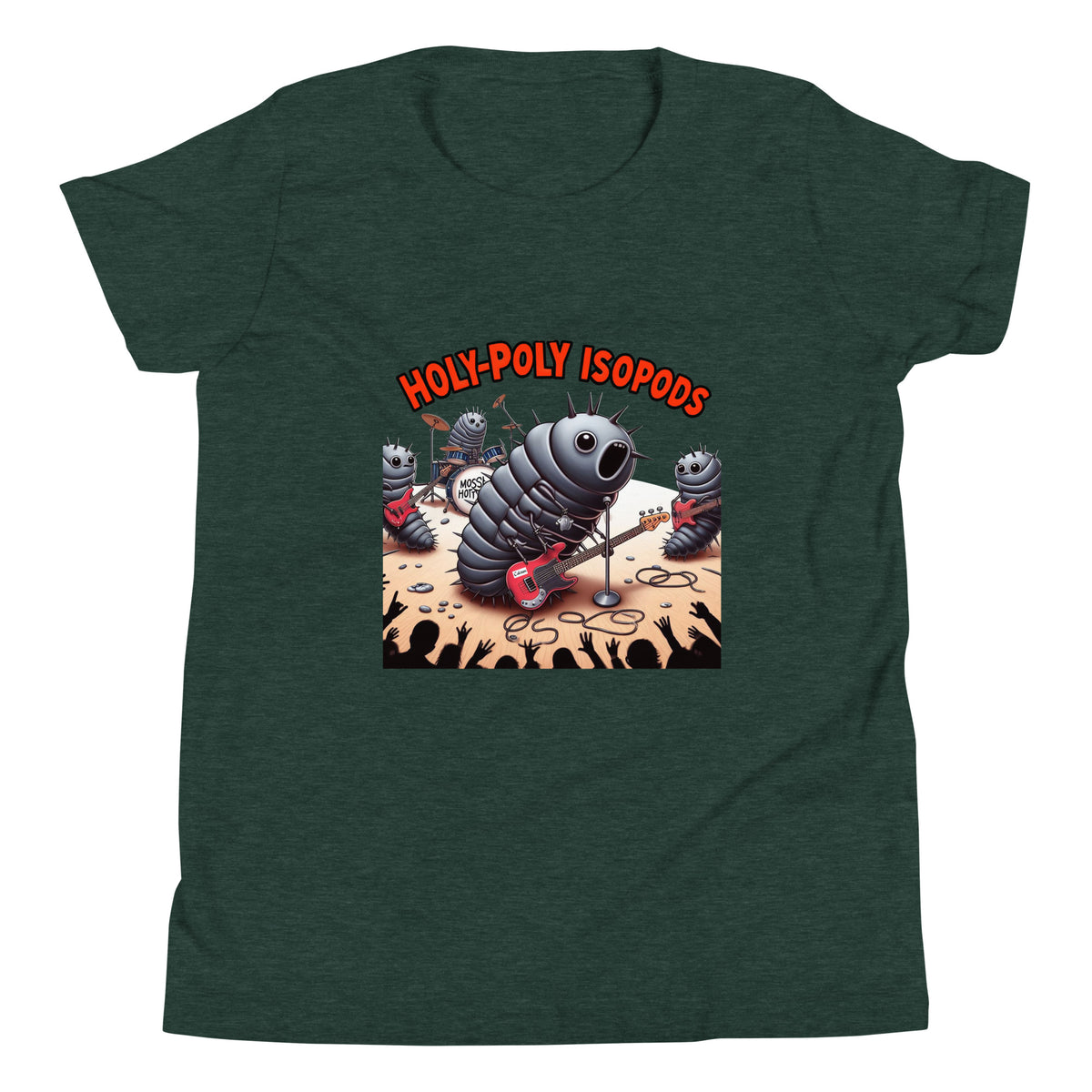 Holy-Poly Rocks!!! isopod kids t-shirt, color option