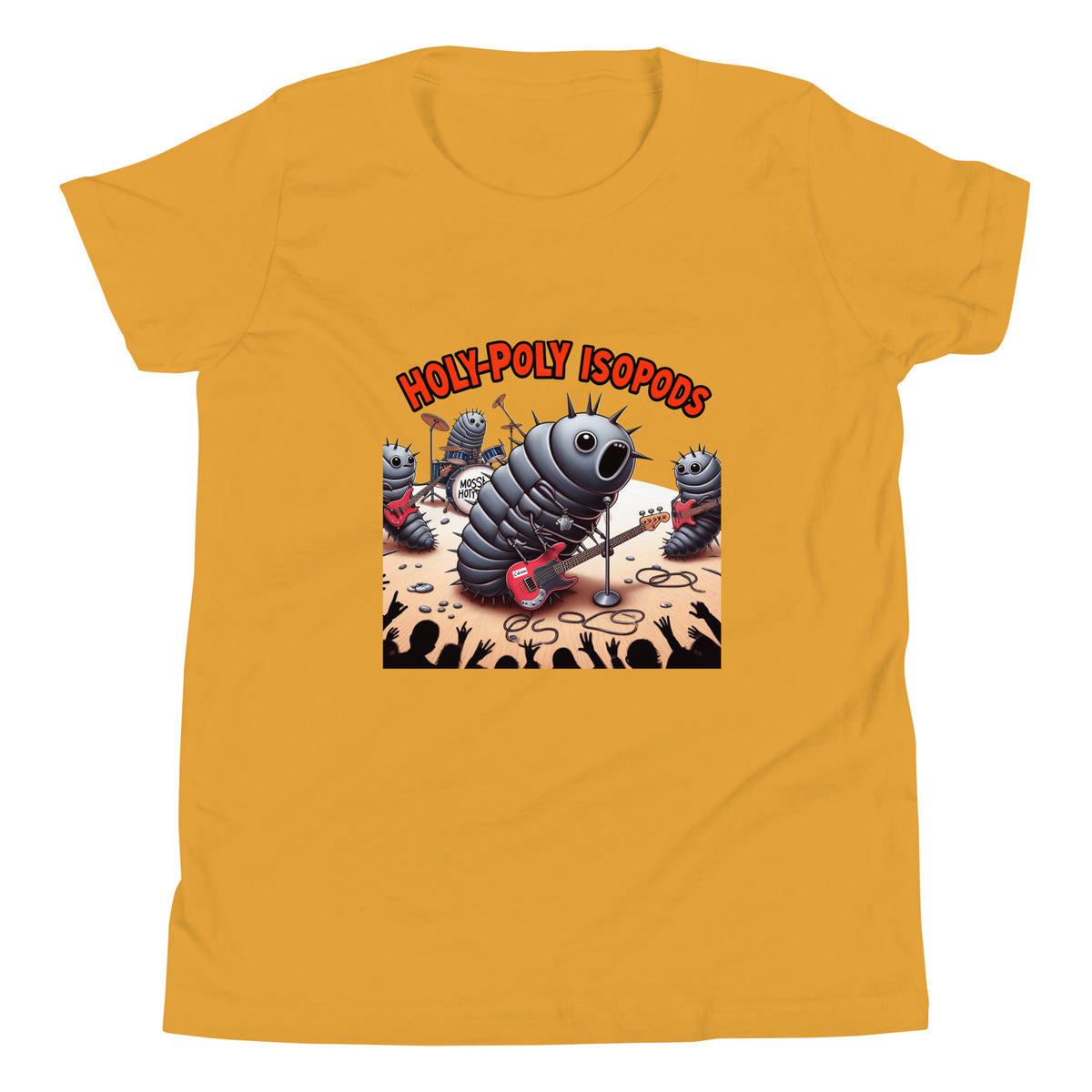 Holy-Poly Rocks!!! isopod kids t-shirt, color option