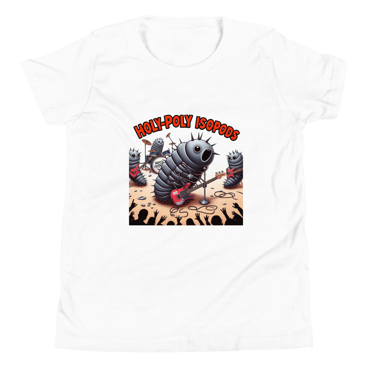 Holy-Poly Rocks!!! isopod kids t-shirt, color option