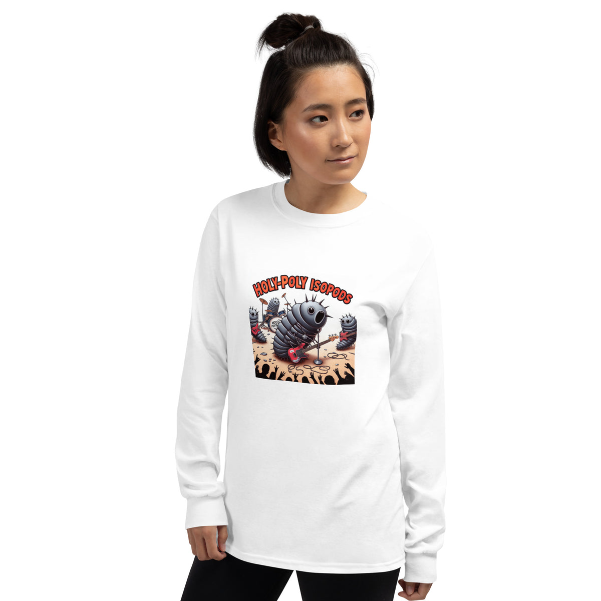 Holy-Poly Rocks!!! isopod long sleeve shirt, alternate view