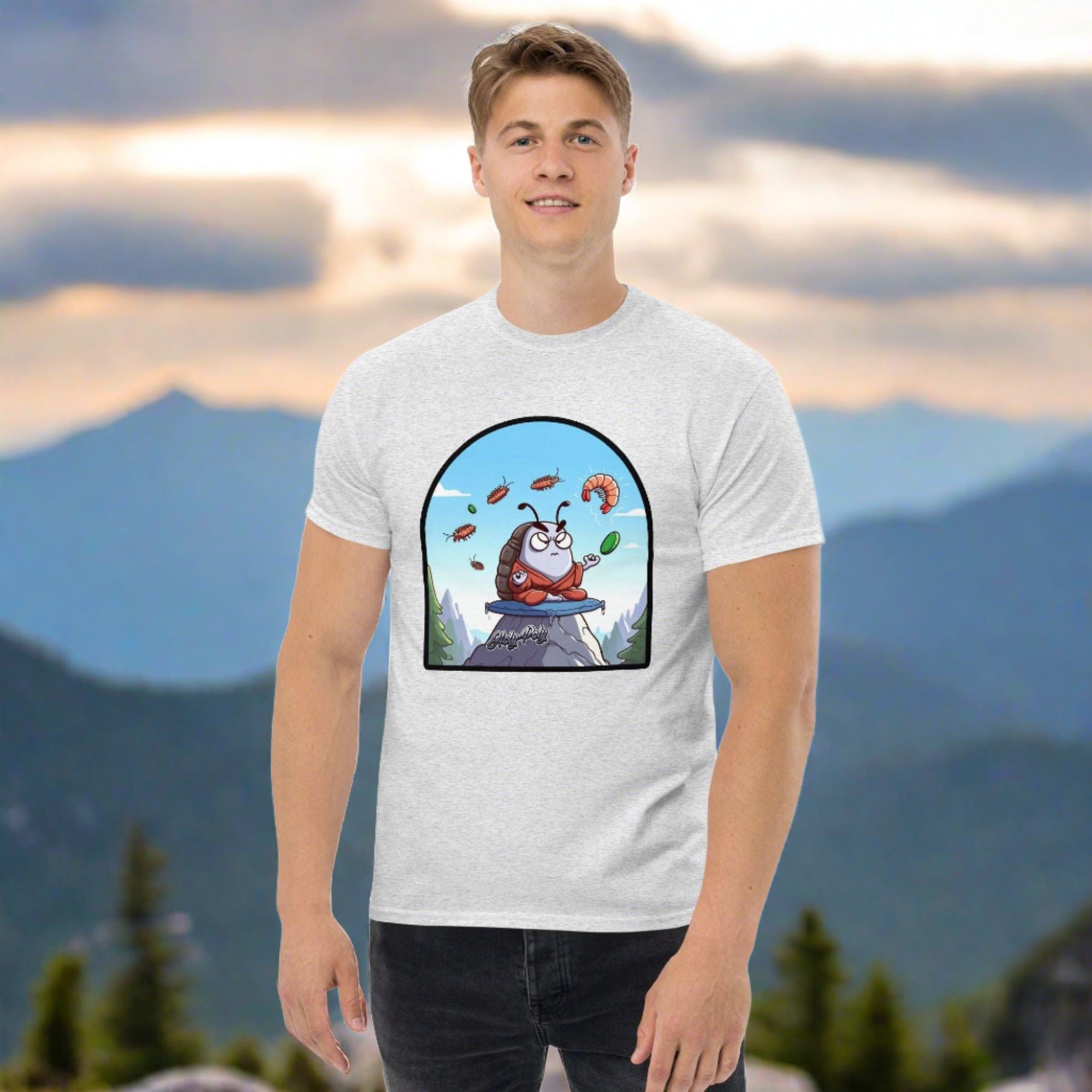 The Angry Monk Tee – Holy-Poly Isopods