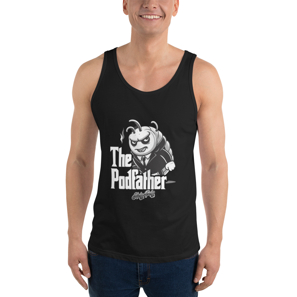 Holy-Poly Isopods - The Podfather Black Tank Top