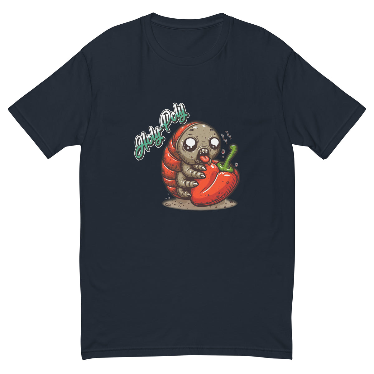 Holy-Poly Isopods exclusive for sale - roly rolly rollie mens t-shirt tee clothing brings the heat hot pepper chile funny navy blue
