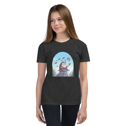 The Angry Monk isopod kids t-shirt, color option