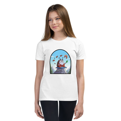 The Angry Monk isopod kids t-shirt, color option