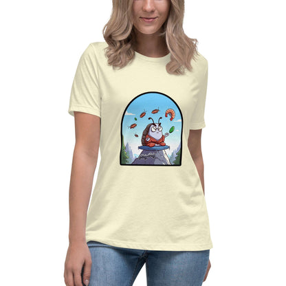 The Angry Monk isopod women's t-shirt, color option