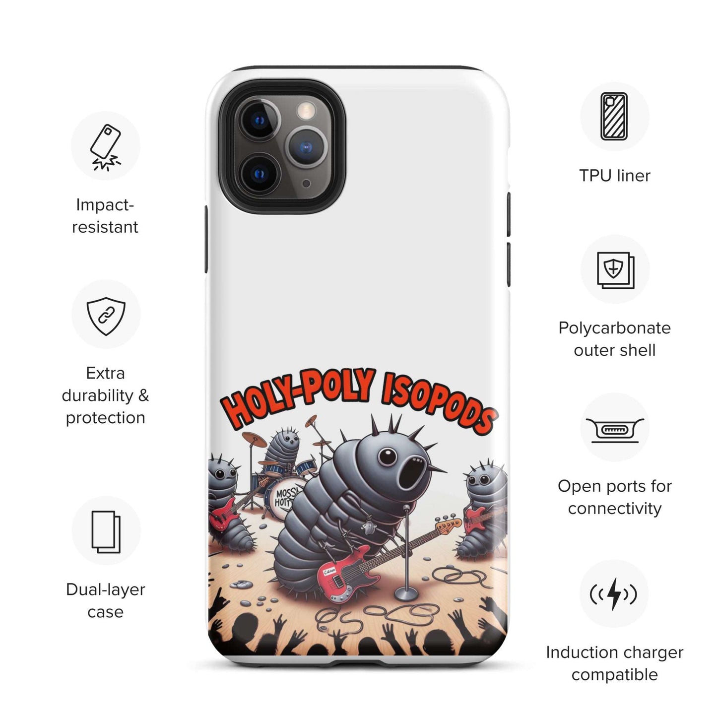 Holy-Poly Rocks!!! - Tough Case for iPhone®