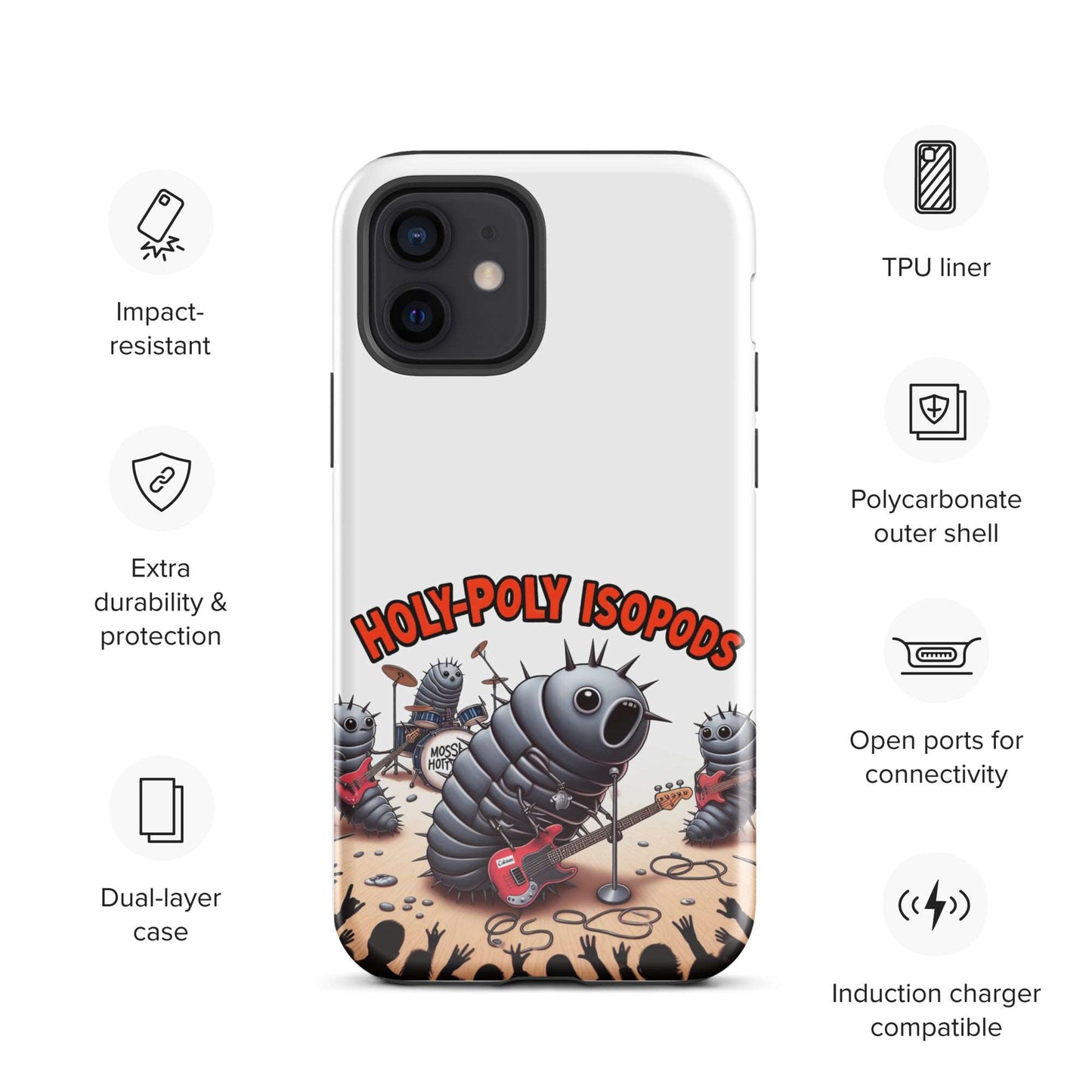 Holy-Poly Rocks!!! - Tough Case for iPhone®