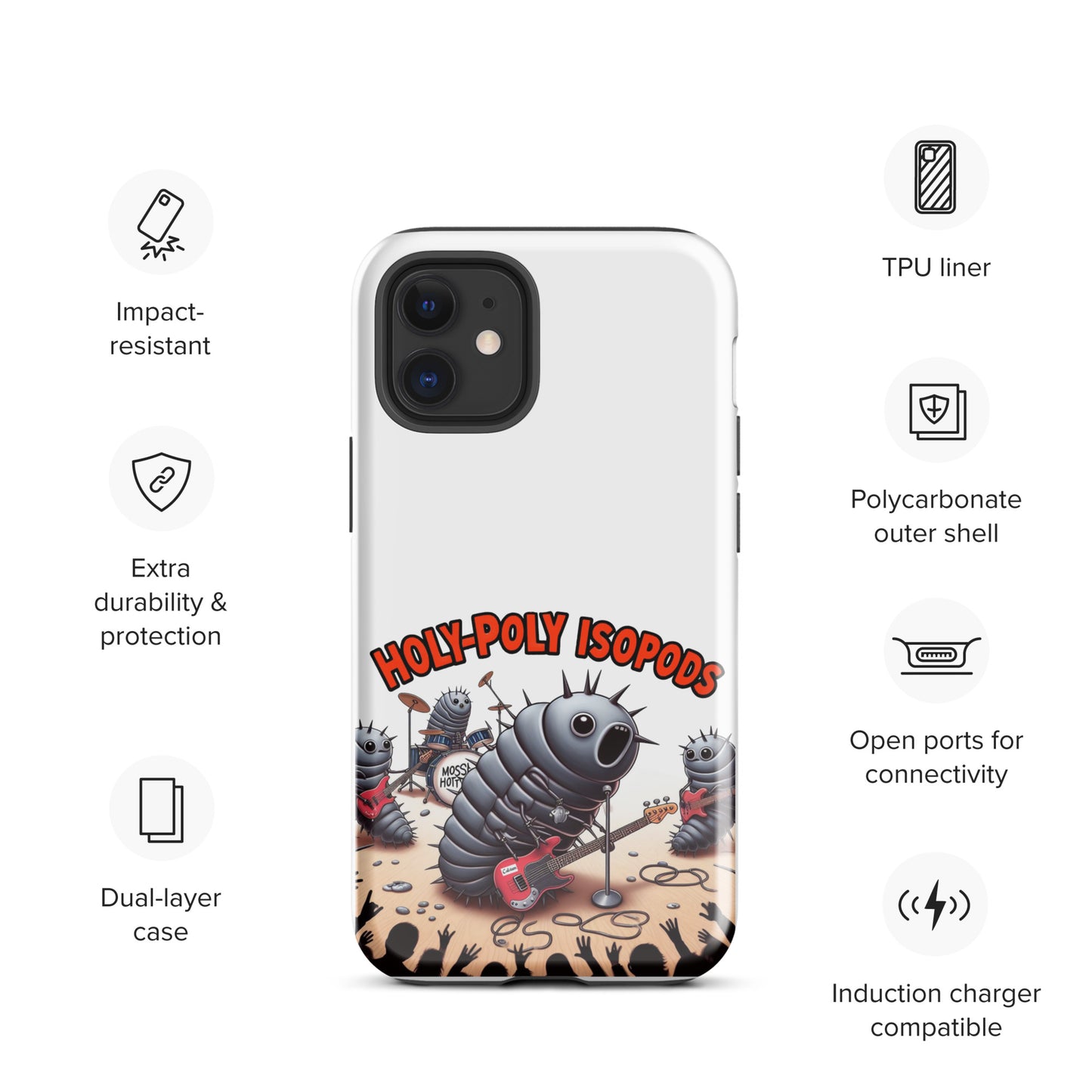 ¡¡¡Santas rocas polivinílicas!!! - Estuche resistente para iPhone®