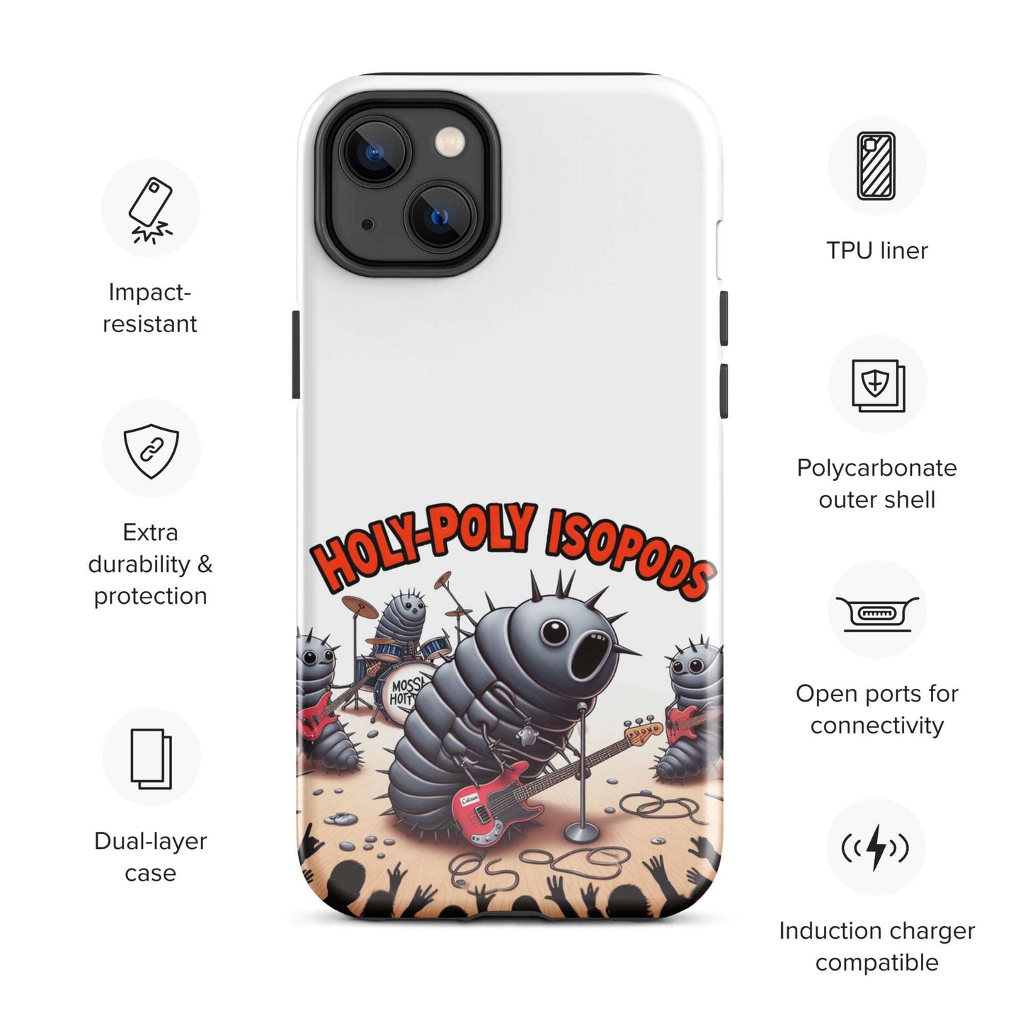 Holy-Poly Rocks!!! - Tough Case for iPhone®