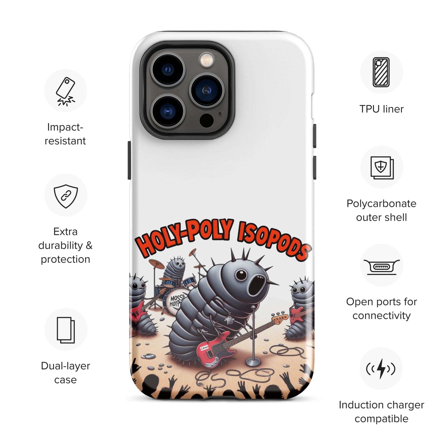 Holy-Poly Rocks!!! - Tough Case for iPhone®