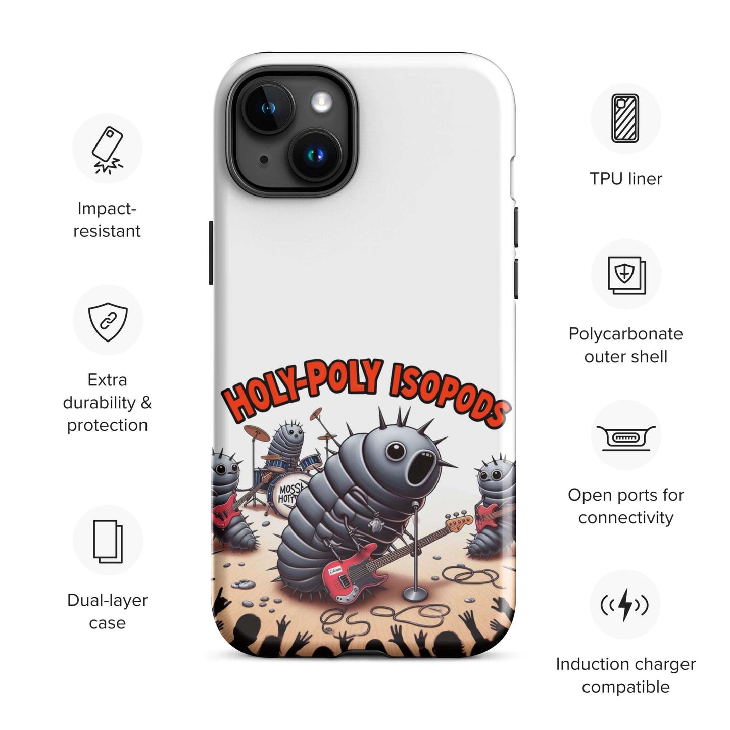 Holy-Poly Rocks!!! - Tough Case for iPhone®